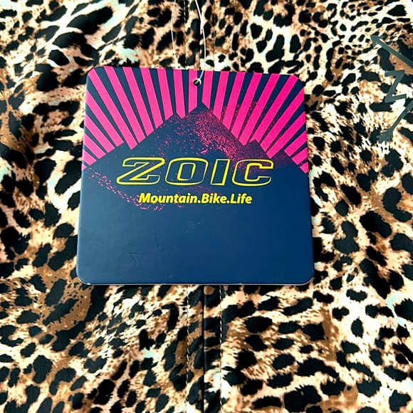 Ladies Zoic Cycling Jersey. Amazing Cheetah Print!  Size S. New/wtags - Picture 11 of 11